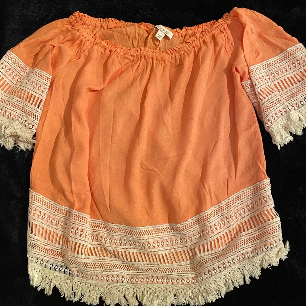 Ella Moss Small S Off the Shoulder Top
